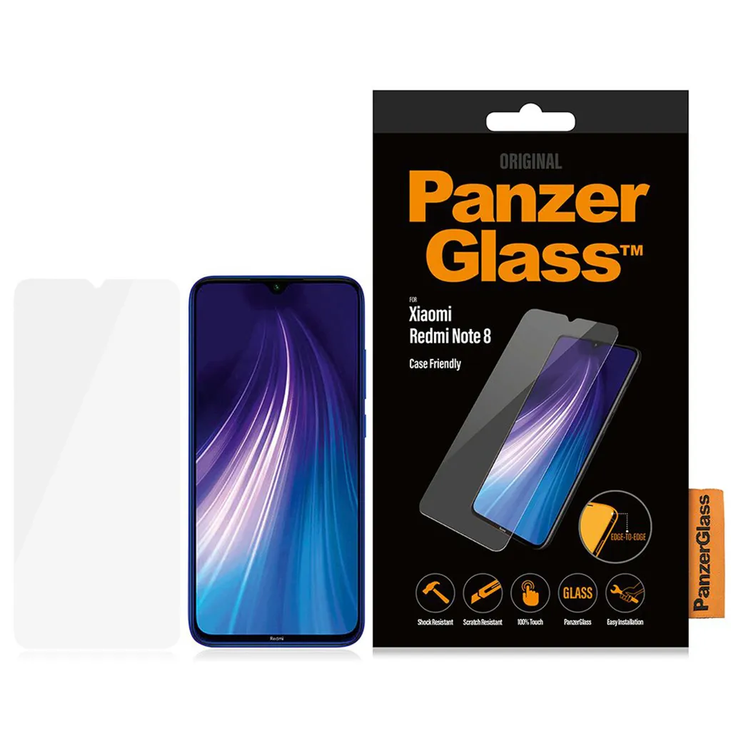 PanzerGlass Xiaomi Redmi Note 8 Vetro Temperato E2E: Sicurezza 9H