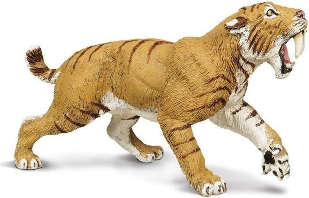 spieltier Säbel Tiger Junior 12,5 x 4,5 cm braun/weiß Produktbild 