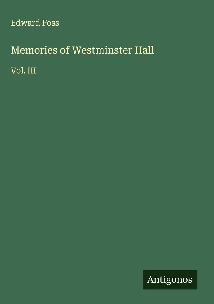 Erinnerungen an Westminster Hall