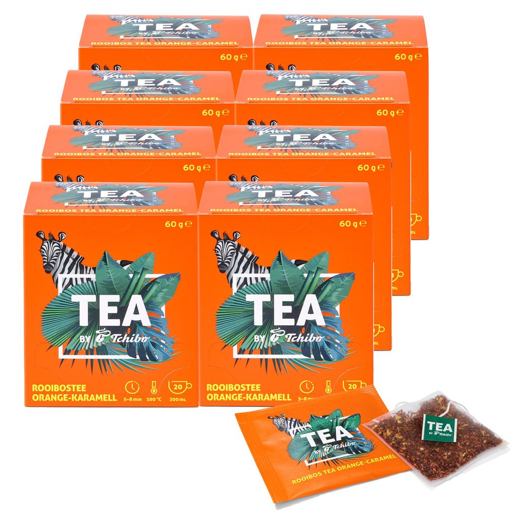 Tchibo Tee „TEA by Tchibo“ Rooibostee Orange-Karamell, Produktbild 