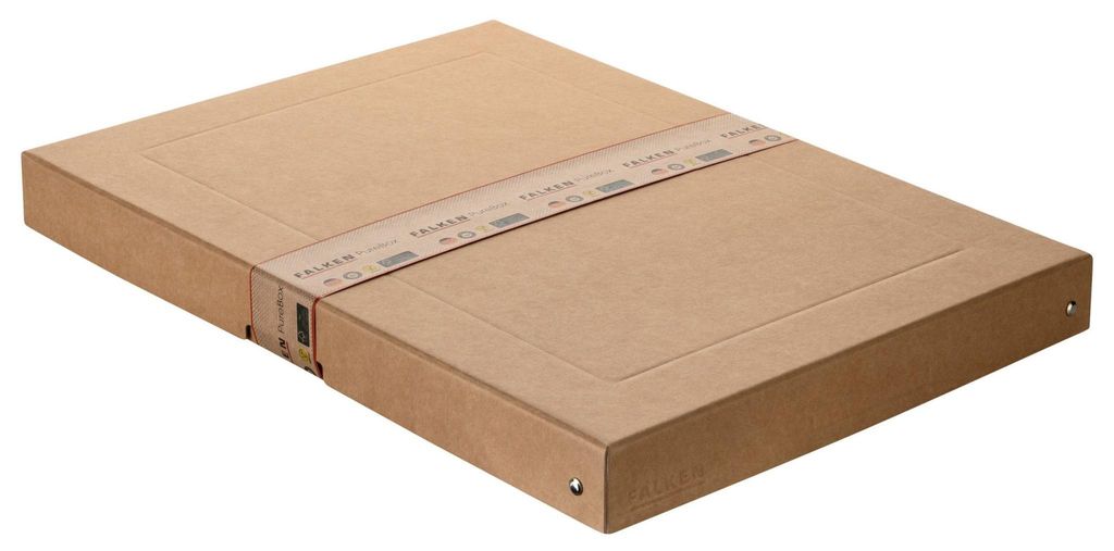 Aufbewahrungsbox Braun, A3, 32 x 44 x 4 cm, mit Produktbild 