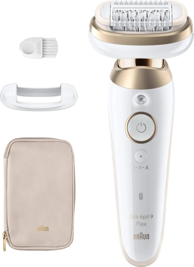 Épilateur Wet & Dry Braun Silk-épil 9 Flex pour Peau Douce sous la Douche