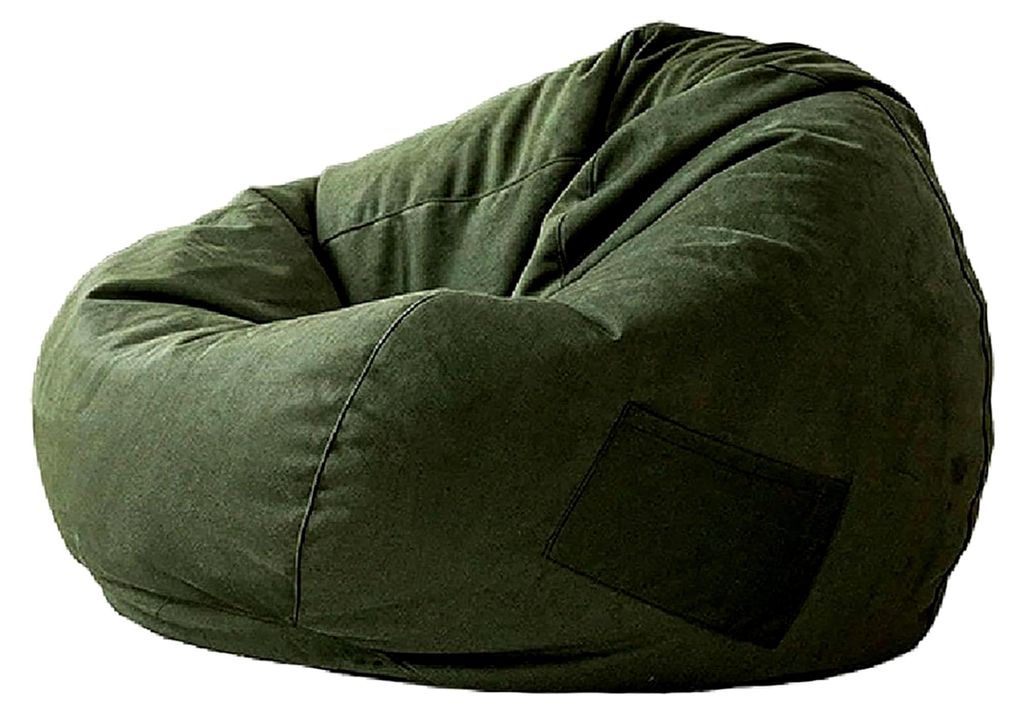 Sitzsackbezug für Erwachsene, Weiche Aufbewahrung für Stofftiere, Sofabezug (ohne Füllmaterial), Gefüllte Möbel für das Wohnzimmer, Sitzsackb...