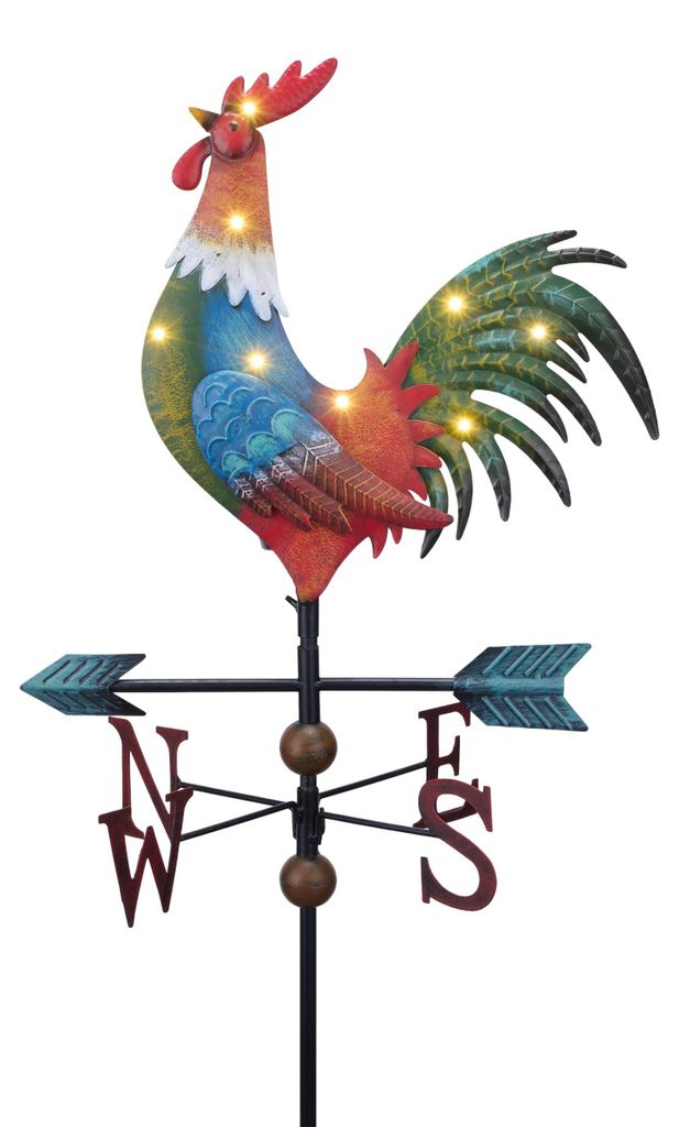 Girouette, girouette en métal en forme de coq, 86 cm, Image du produit 