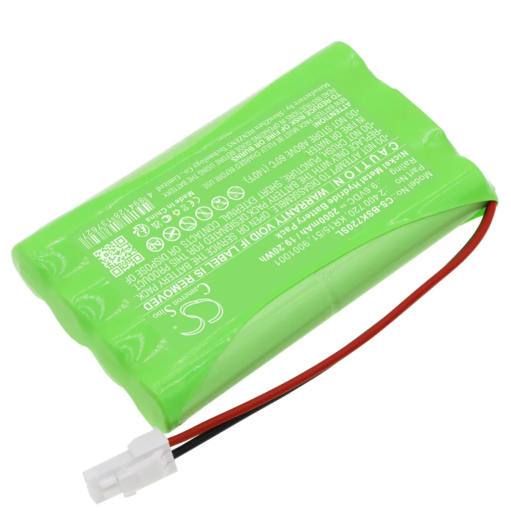 Batterie Techtek pour Somfy Axovia 220B et Dexxo Pro - 9.6V 1600mAh