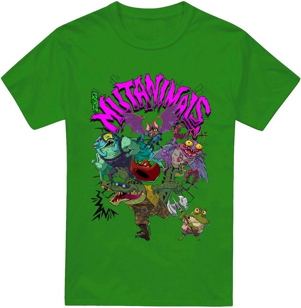 Tales of the Teenage Mutant Ninja Turtles - "Mutanimals" T-Shirt für Herren TV6432 (XL) (Irisches Grün)