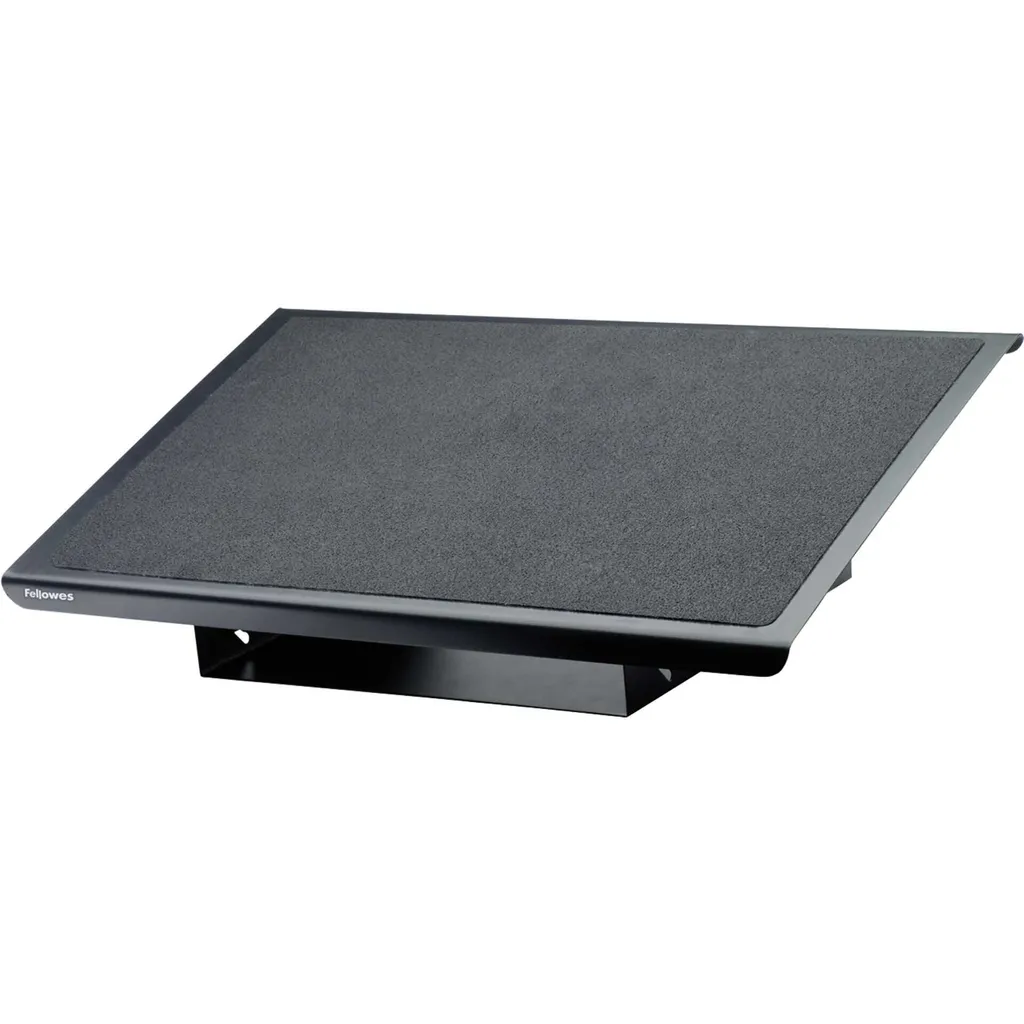 Repose-pieds Ergonomique Fellowes Inclinaison Réglable Gris Noir
