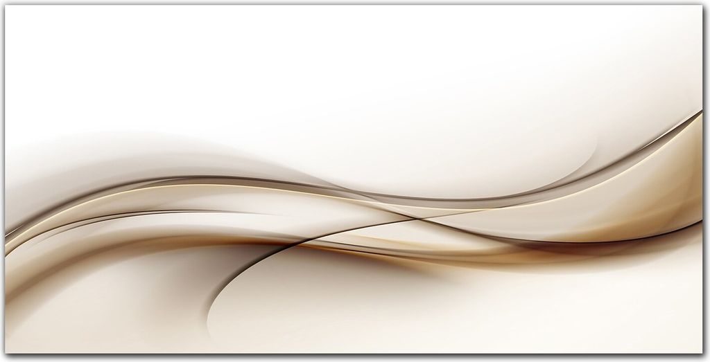 Coloray Bild aus Acryl 140 cm x 70 cm - Wanddekoration Küche Bild auf Acrylglas Dekoration Wohnzimmer Gehärtetes Acryl - Wellen Kunst