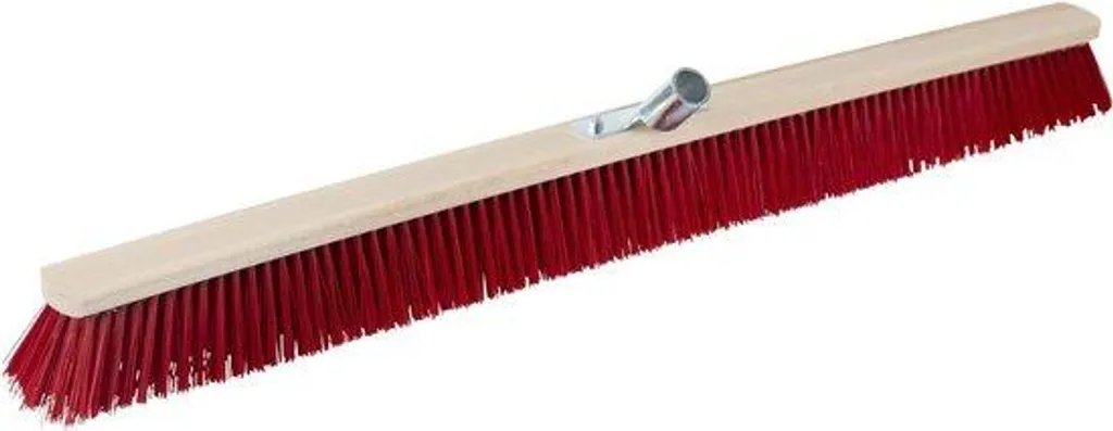 Balayez sans effort les grandes surfaces : Brosse 100 cm rouge à vis