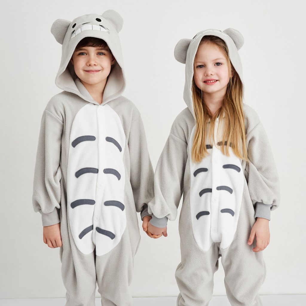Onesie Kigurumi Pyjama Kostüm für Kinder Totoro 128 Produktbild 4