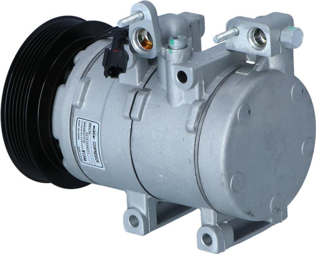 Klimakompressor 12 V Ø 128 mm HS18 NRF für u.a. HYUNDAI SANTA