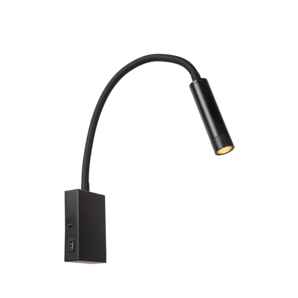 Applique noire ALEC Lucide 1xG9 3W : finissez-en avec l'éclairage gênant