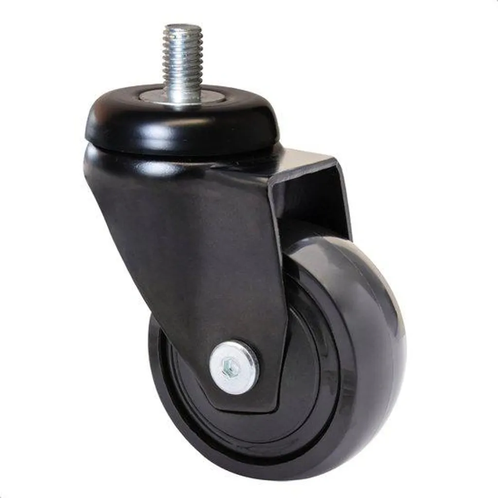 Roulette pour meuble de bureau WAGNER 360 pivotante 50mm noire 50kg