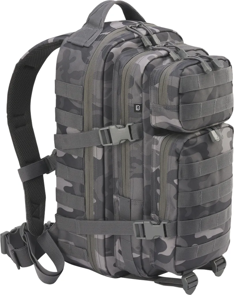 Zaino Brandit US Cooper Medio - Zaino da Viaggio Grigio Camo 25L