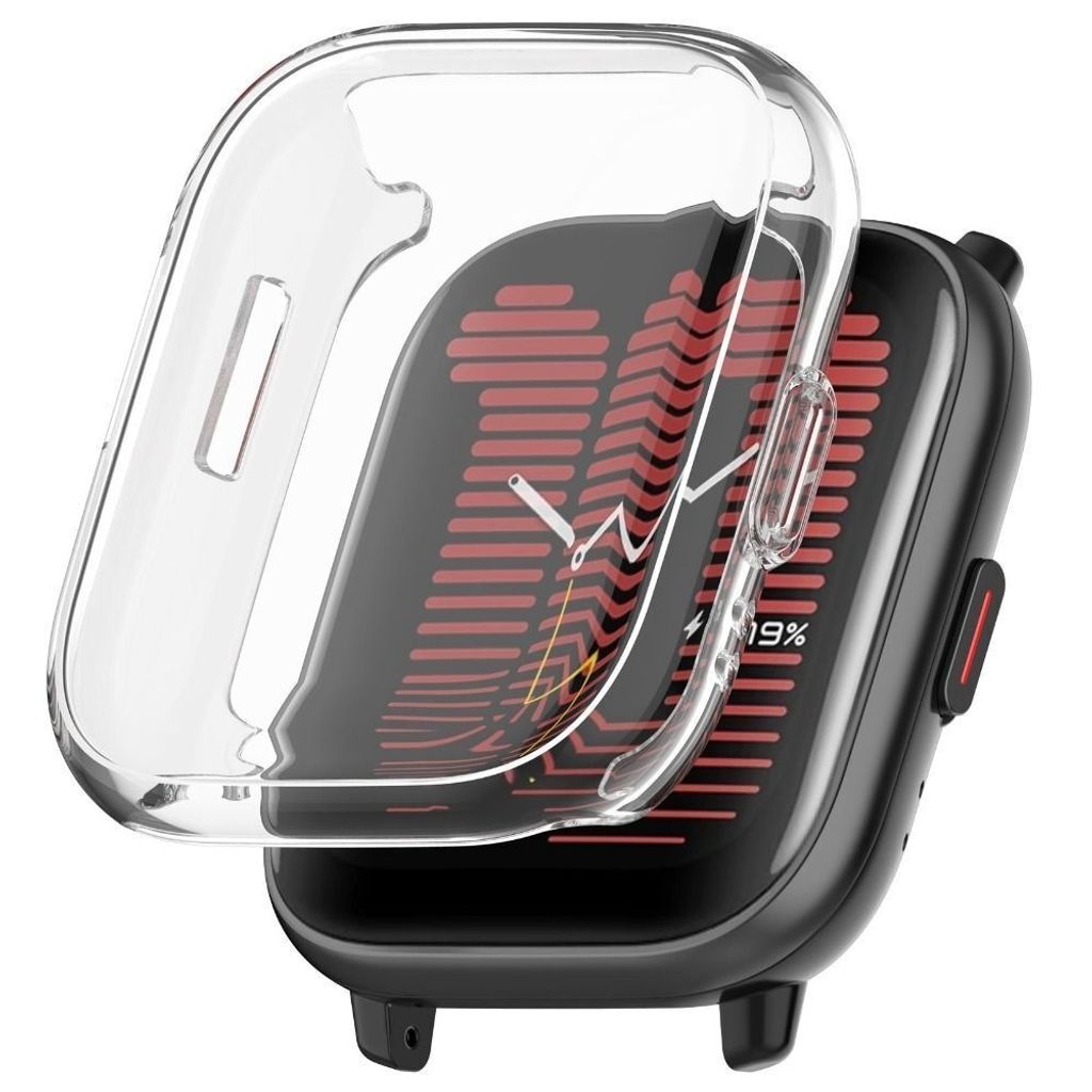 Strap-it Soft TPU Schutzhülle / Case - passend für Amazfit Active - transparent