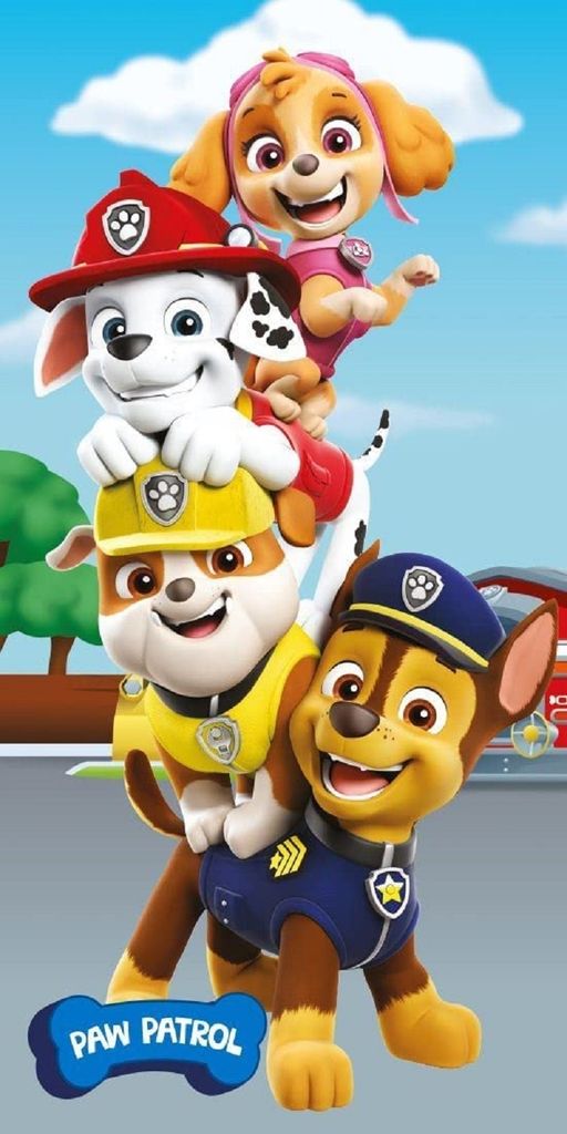 Nickelodeon Kinder Paw Patrol Handtuch, Strandtuch, Produktbild 