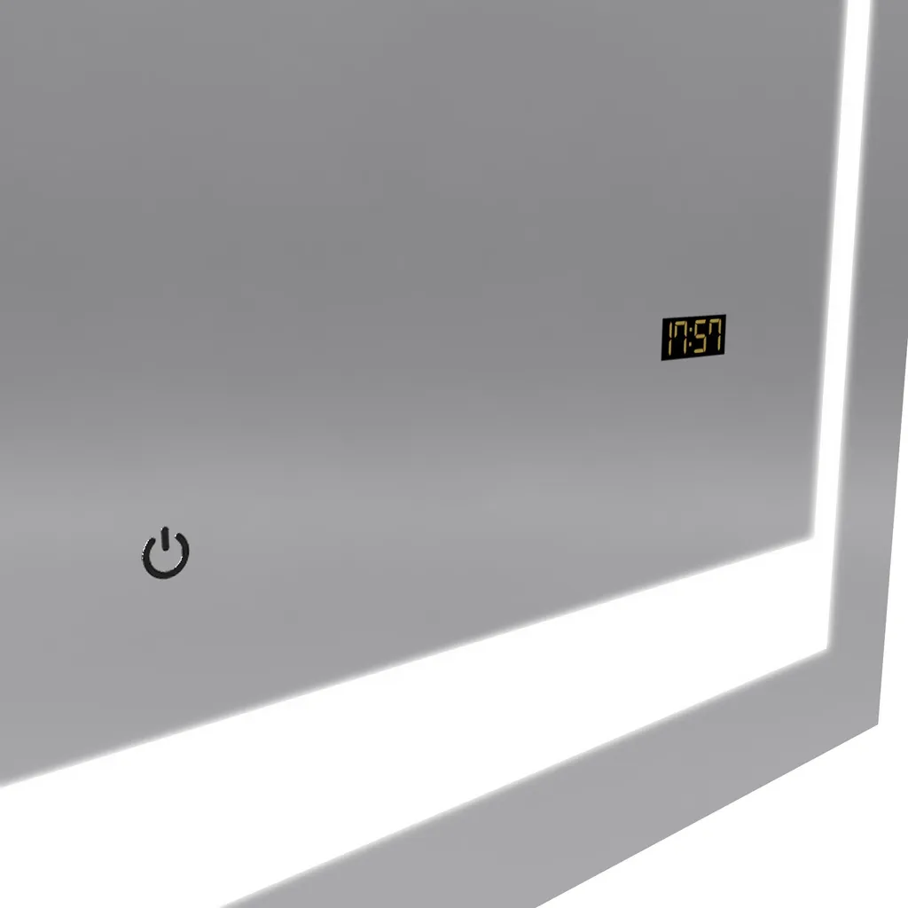 Miroir salle de bain LED 70x90cm - Solution éclairage maquillage précis