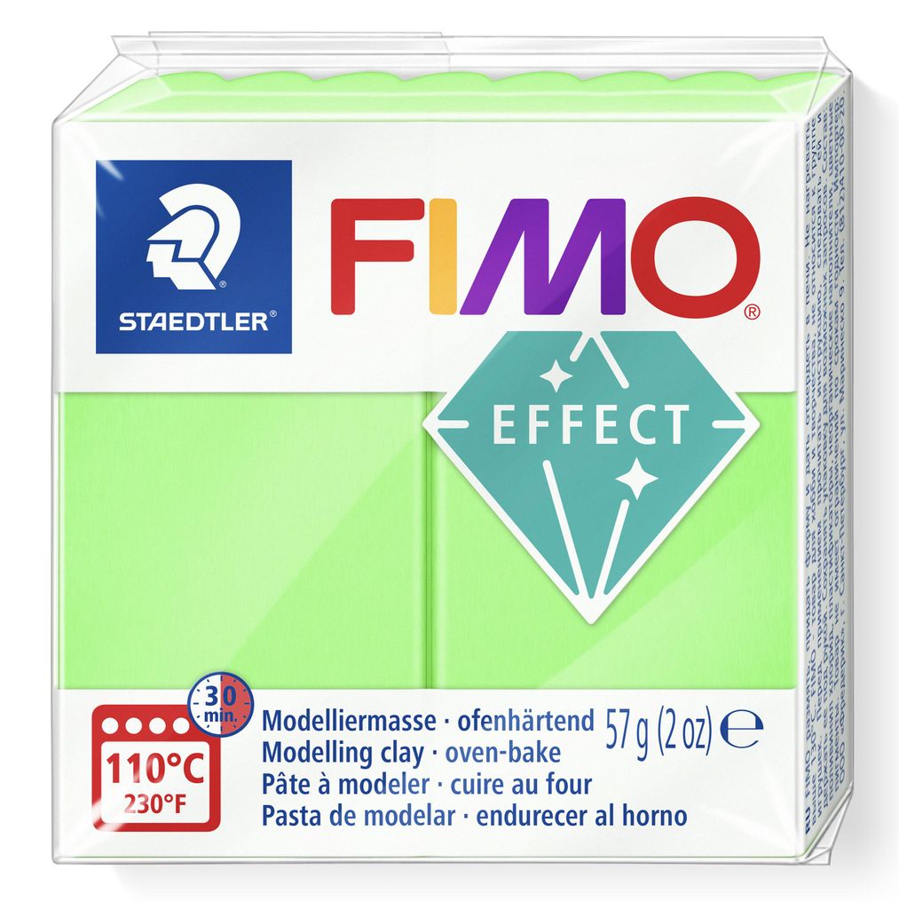 STAEDTLER FIMO effect 8010 Neon ofenhärtende Modelliermasse Produktbild 