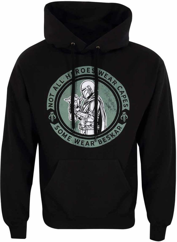 Star Wars: The Mandalorian - "Wear Beskar" Kapuzenpullover für Herren/Damen Uni HE1404 (M) (Schwarz)