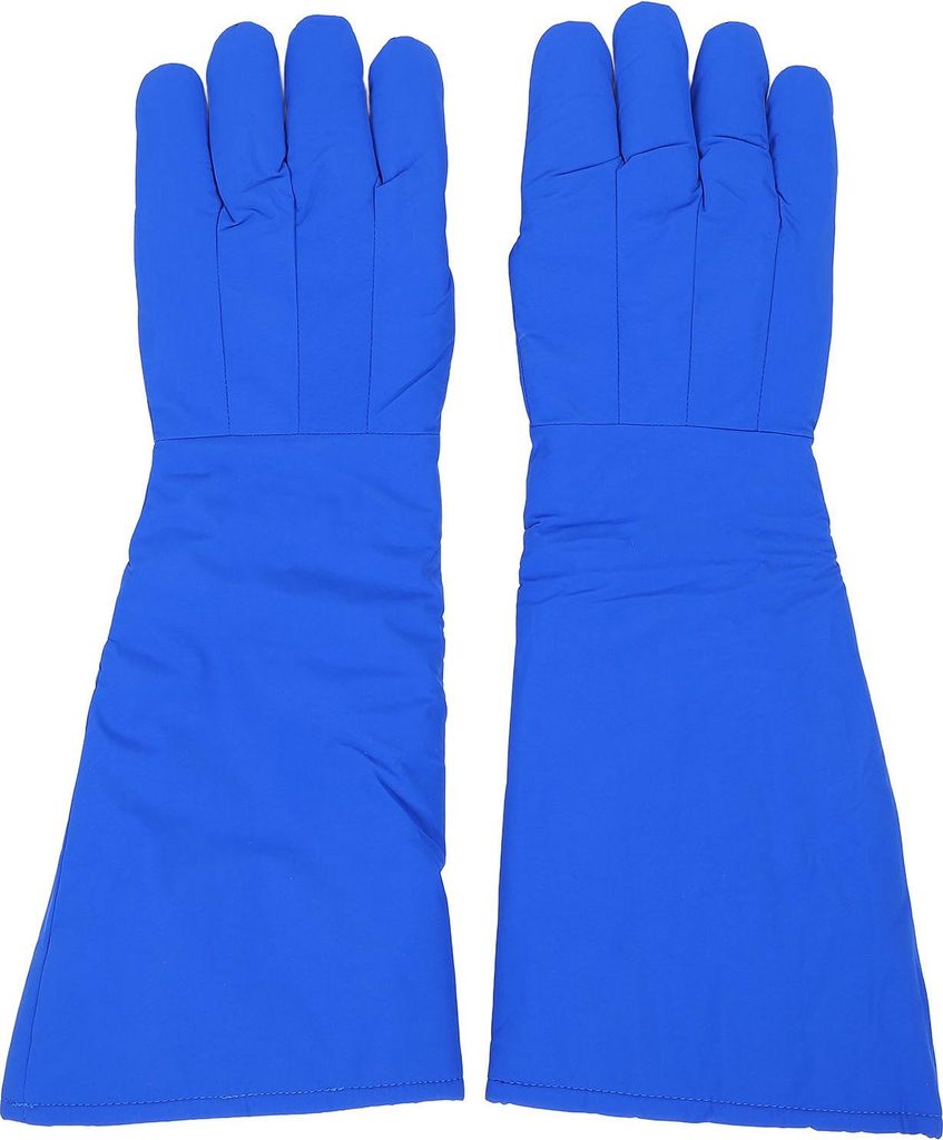 Kryogenhandschuhe, temperaturbeständig von -260 °C bis +148 °C, 4-lagig, wasserdicht, frostsicher, Arbeitshandschuhe, 58 cm