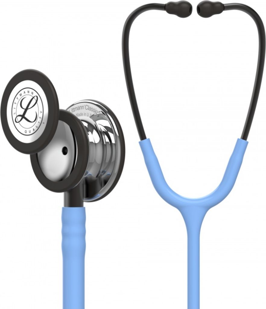 Littmann Classic III hochglanzpoliertes Stethoskop für Innere Medizin, hellblau 5959