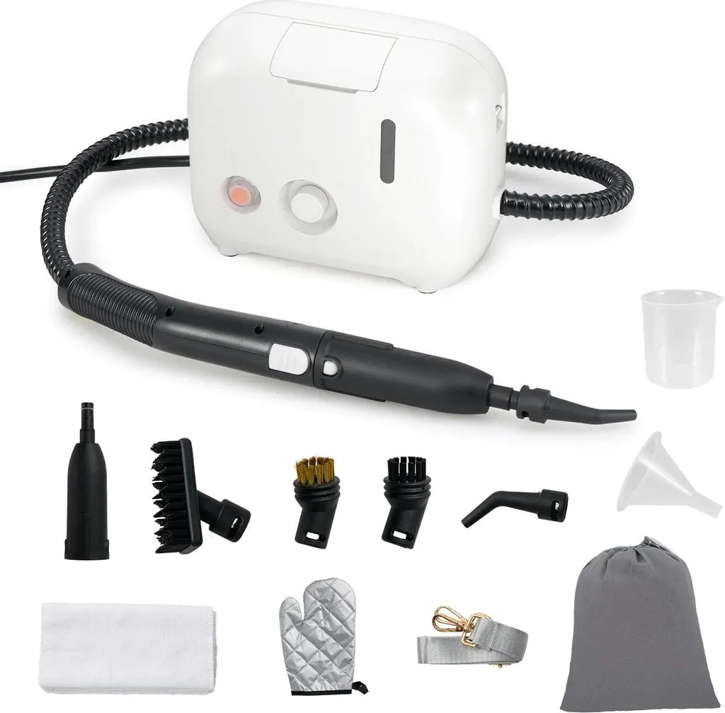 Nettoyeur vapeur contre taches et bactéries - 1500W - Chauffe 15s