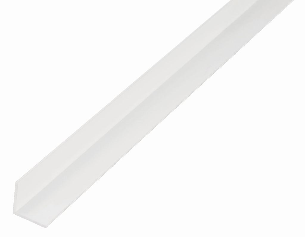 Plastový úhlový profil Alberts, bílý, délka 80 x 80 mm. 2 m Obrázek produktu 