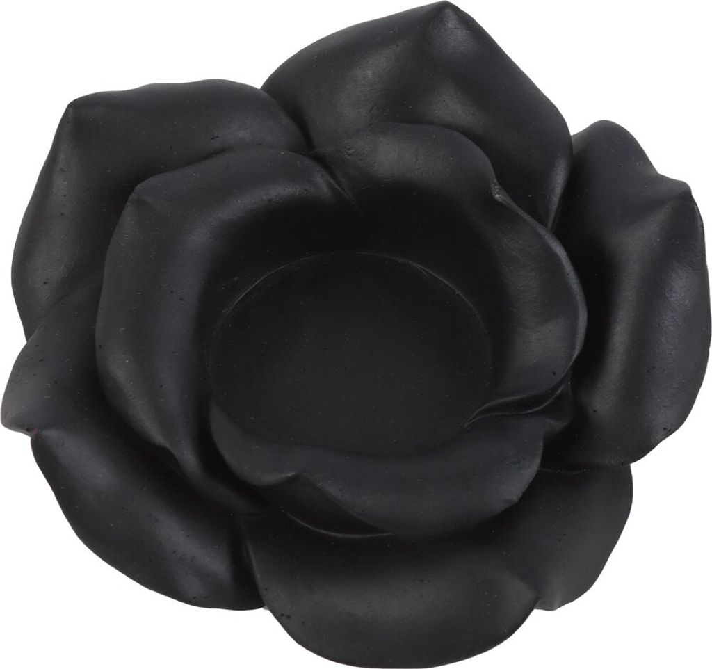 Something Different - Teelichthalter, Rosen SD5591 (Einheitsgröße) (Schwarz)