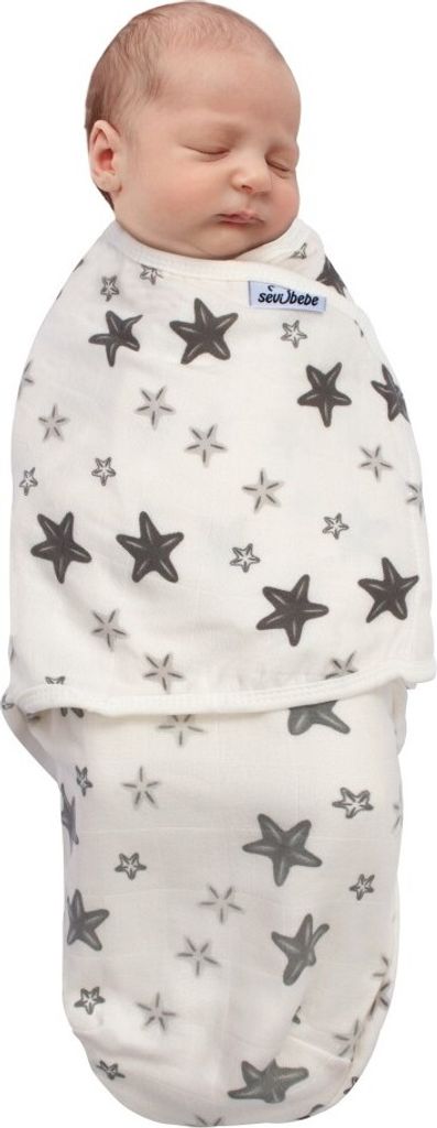 Sevibaby Baby Wickeltuch  Baumwolle Winnie Pucktuch Produktbild 