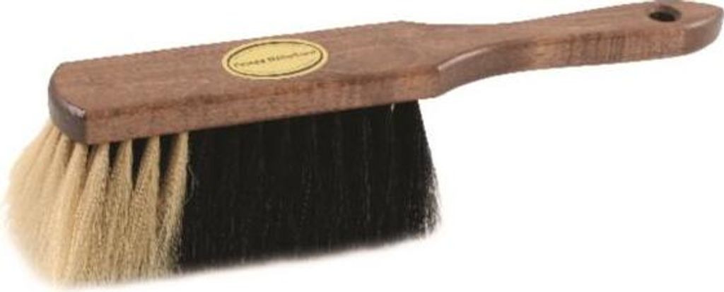 Sorex Handfeger Rosshaar Länge 290mm braun lackiert heller Bart - 31871