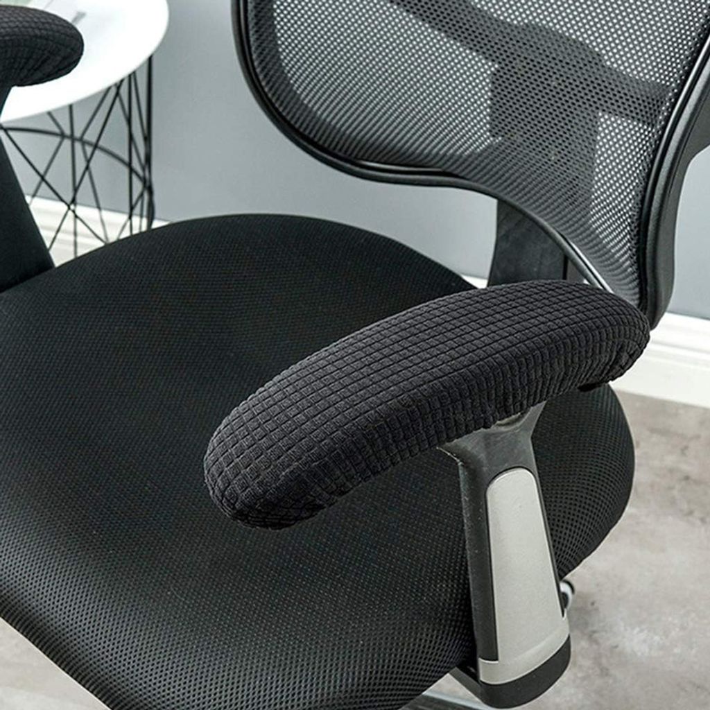 Artibetter Armlehnenbezug Für Bürostuhl - Abnehmbar & Waschbar In Schwarz