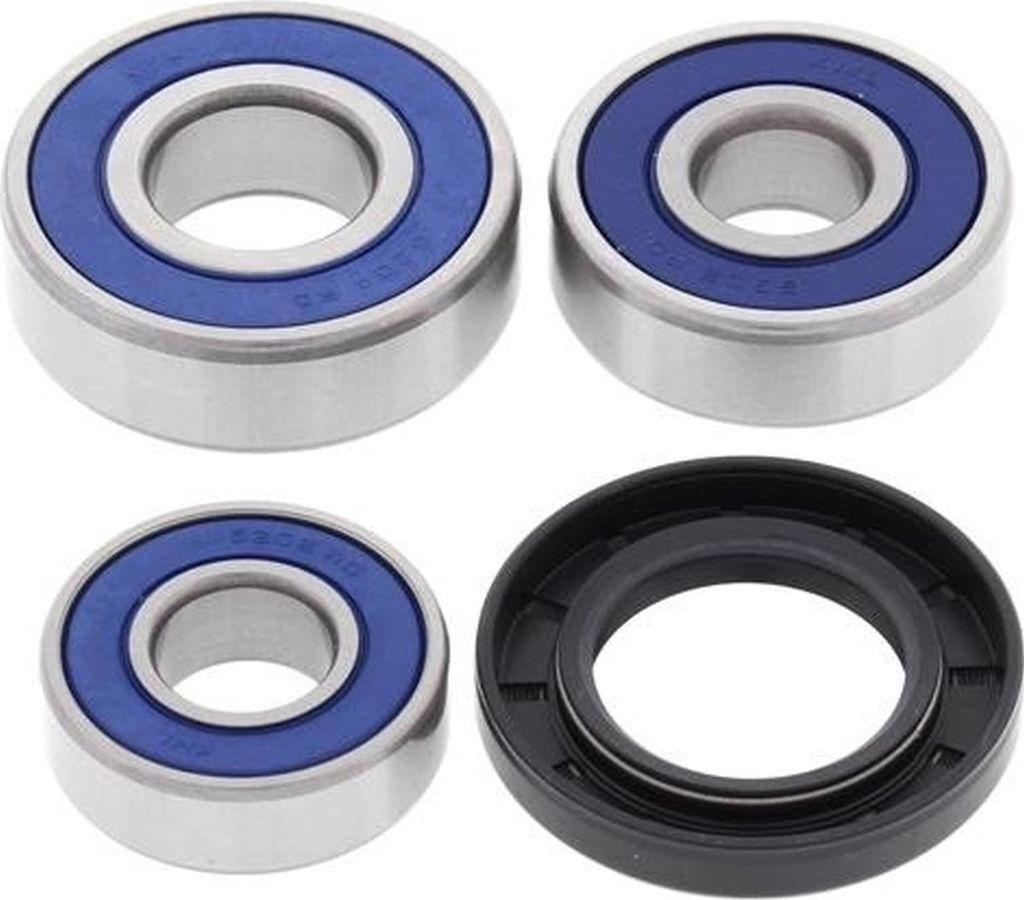 Radlager Satz mit Simmerring für Hinterrad Suzuki GT 200 E X5 Baujahr 1979-1981 von All Balls Racing - Neu
