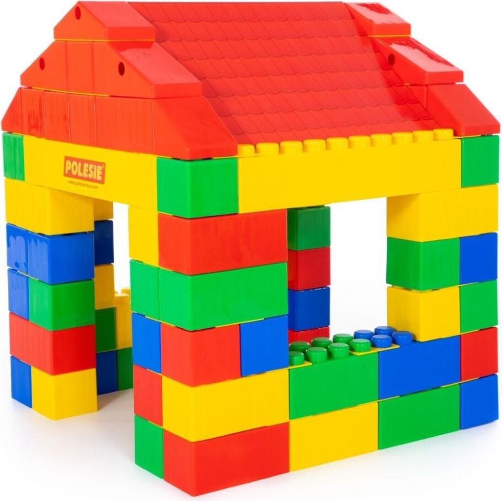 Bausteine XXL - Lot De 36 Blocs De Construction Géants - Carrés Et Triangles - Plastique - À Partir De 12 Mois