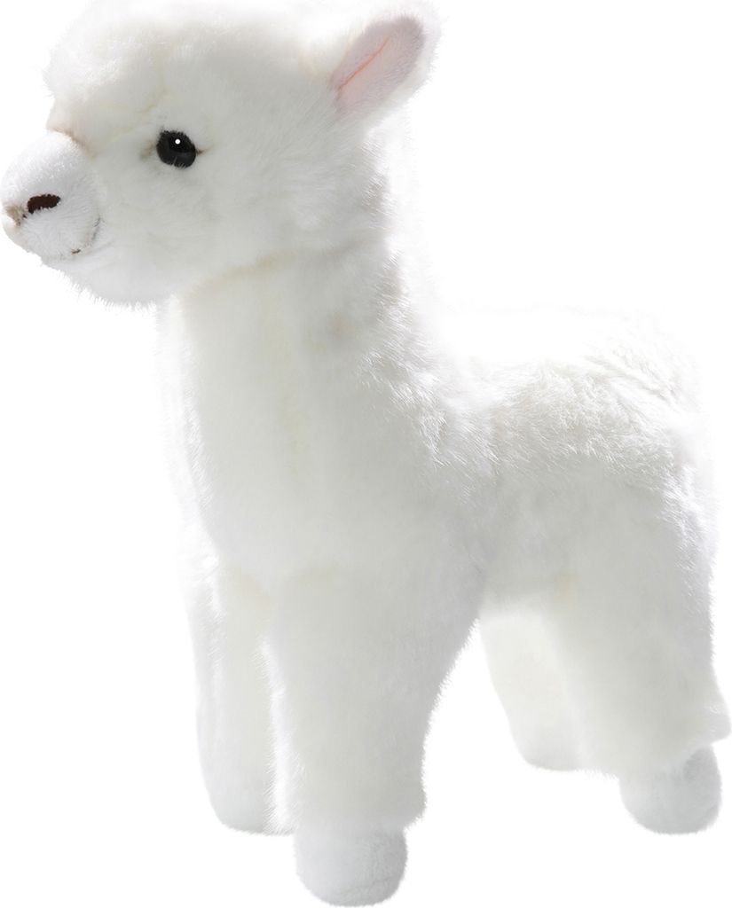 Carl Dick Lama stehend weiß ca. 25cm lang, ca. 27cm hoch 3436 Kuscheltier, Plüschtier, Stofftier