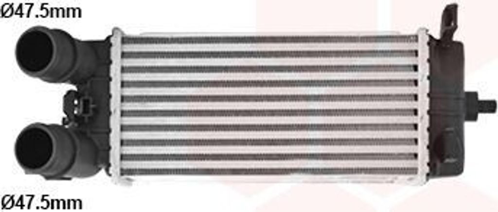 VAN WEZEL 18014730 - OE 2484875 Ladeluftkühler für Fiesta VII