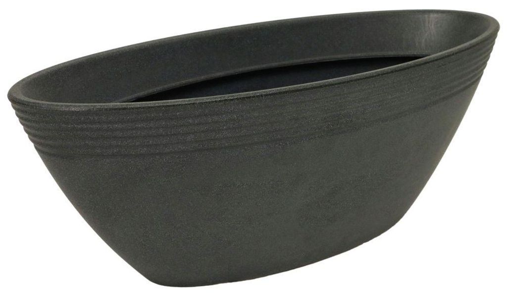 Pflanzschale Como oval - L58 anthrazit Produktbild 