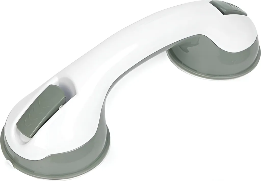 Maniglione a Ventosa Verk Bianco 30cm - Supporto Doccia Antiscivolo