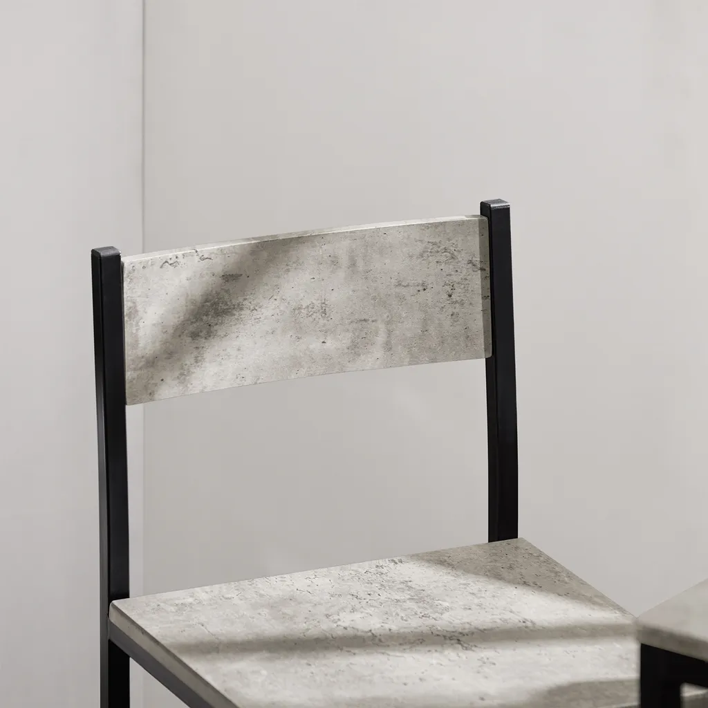 Petit Ensemble Bistrot SoBuy OGT03-HG Table et Chaises Gain de Place - 7