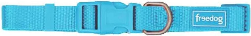 Freedog Nylon Basic Hundehalsband Blau 15 mm x 35-50 cm Blau 15 mm x 35-50 cm