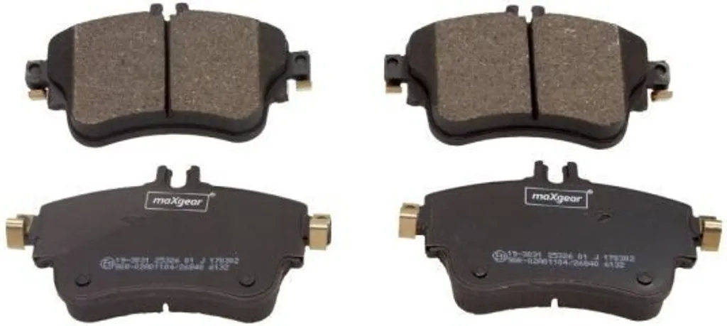 Plaquettes de frein MAXGEAR 19-3031 haute durabilité pour Mercedes Classe A