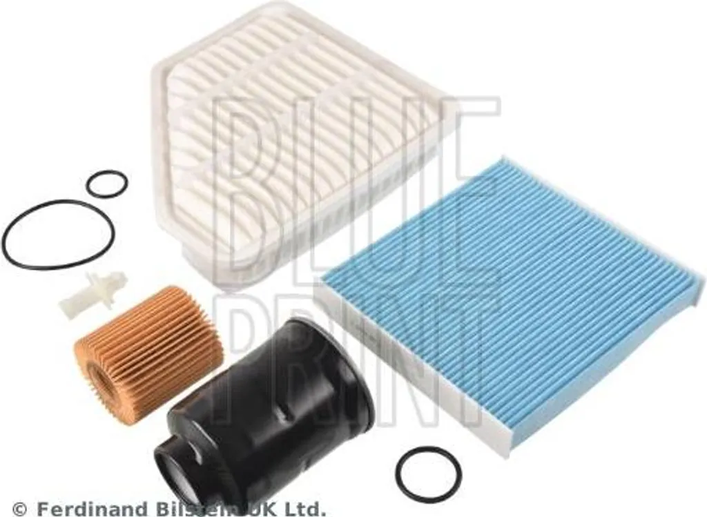 Kit filtre à huile pour Toyota Avensis et Verso - Blue Print ADT32130