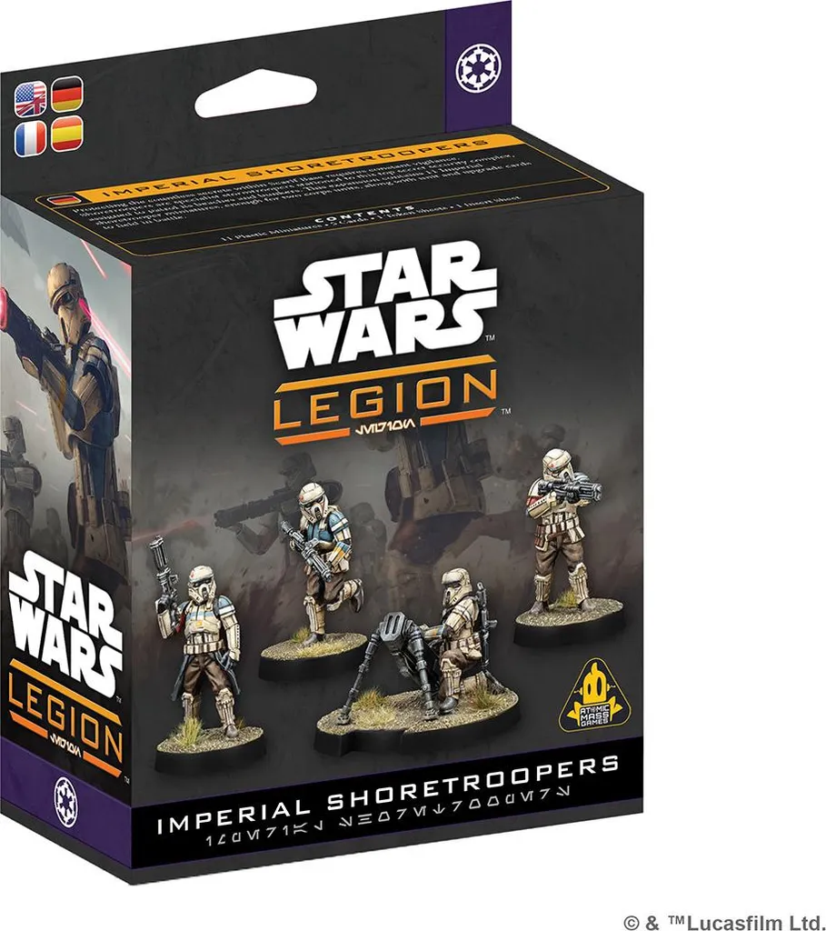Star Wars Legion Shoretroopers pour Batailles Littorales et Tactique