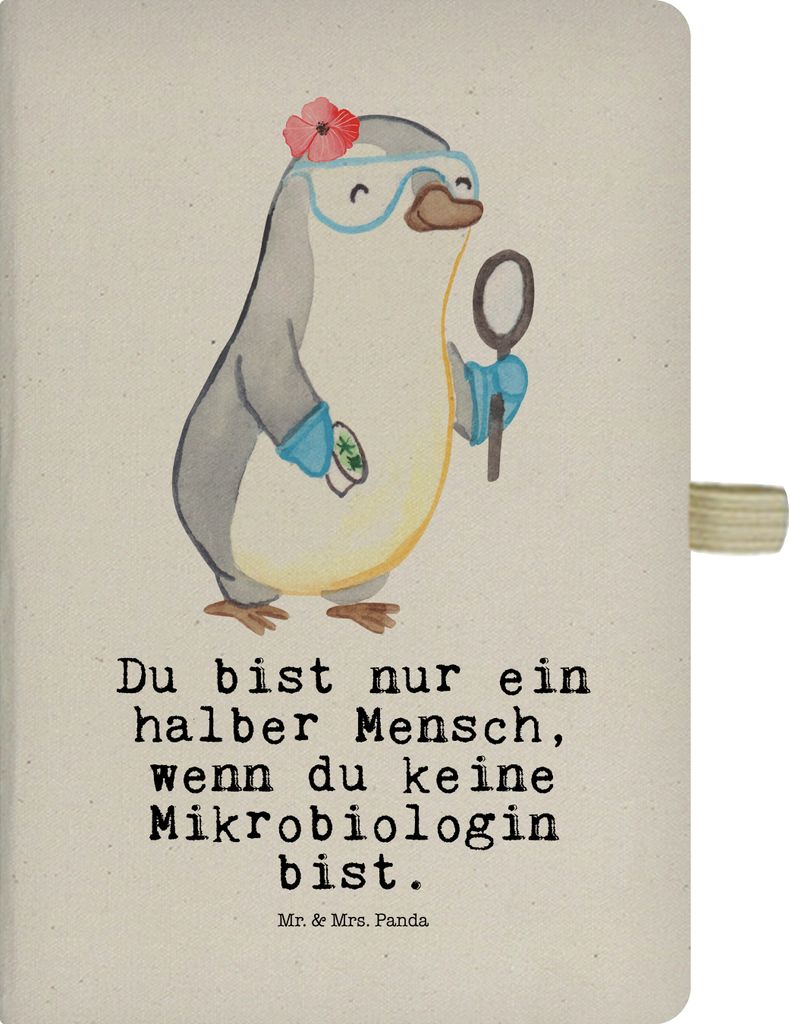 Mr. & Mrs. Panda Skizzenbuch Mikrobiologin Herz - Produktbild 
