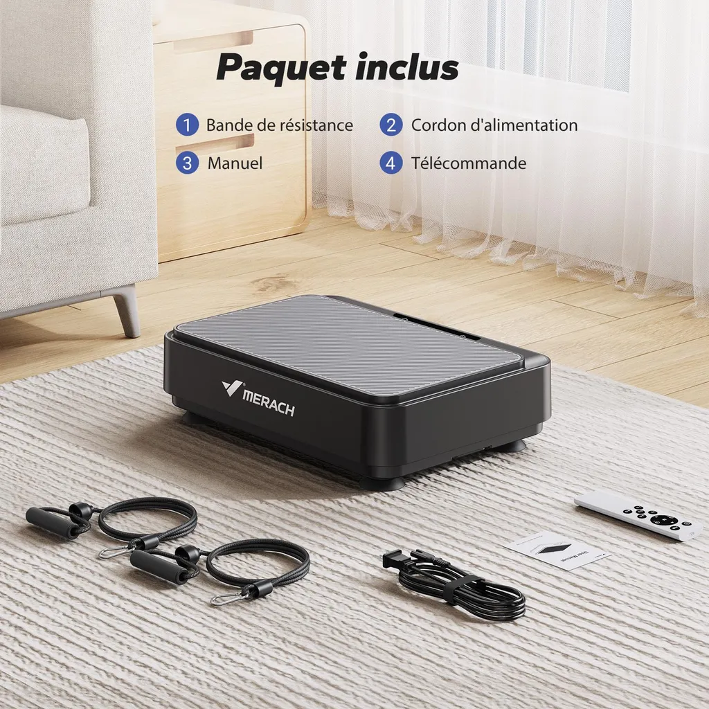 Plateforme Vibrante avec Télécommande et 99 Vitesses pour Drainage - 6