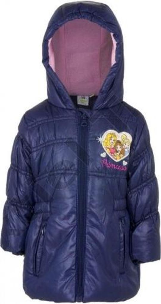 Disney Princess Baby Wintermantel mit Kapuze Blau - 12M