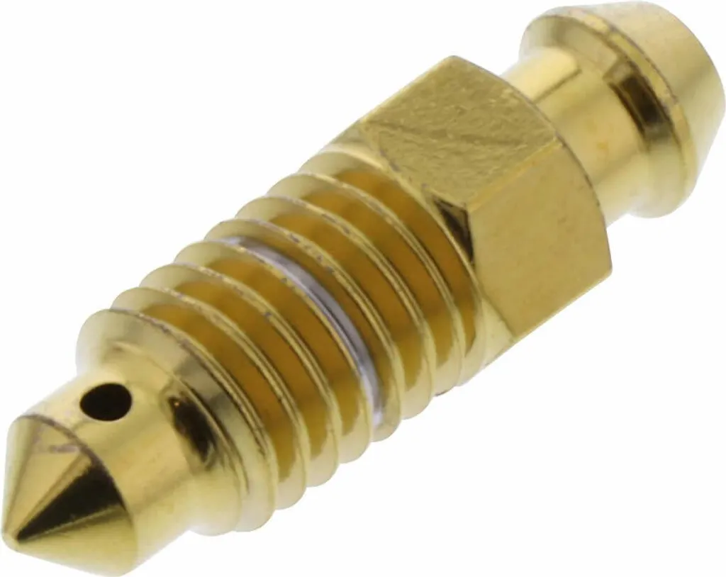 Vis de purge de frein M8 or en acier inox pour rénovation de freinage