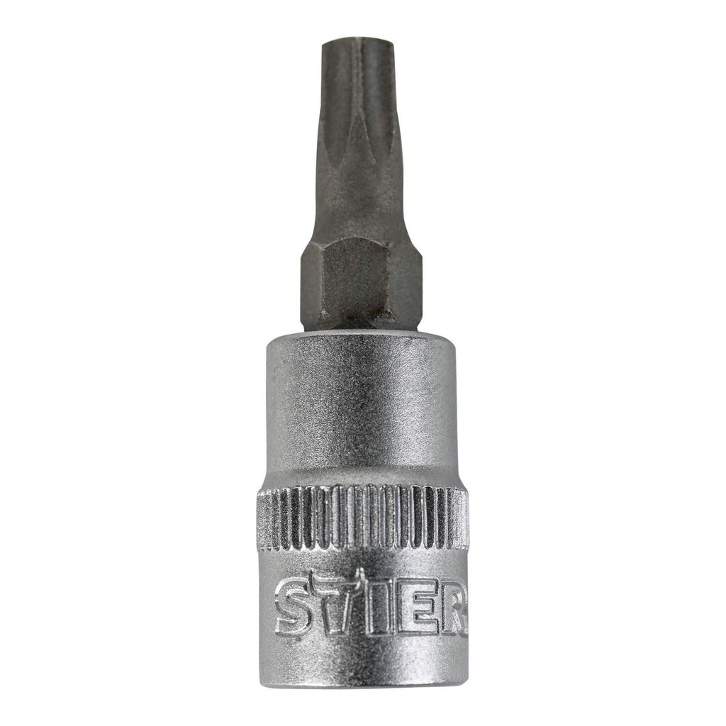 STIER Torx-Bit-Steckschlüsseleinsatz 1/4'', TX 20, Schraubendreher-Einsatz, Bit-Einsatz, Stecknuss