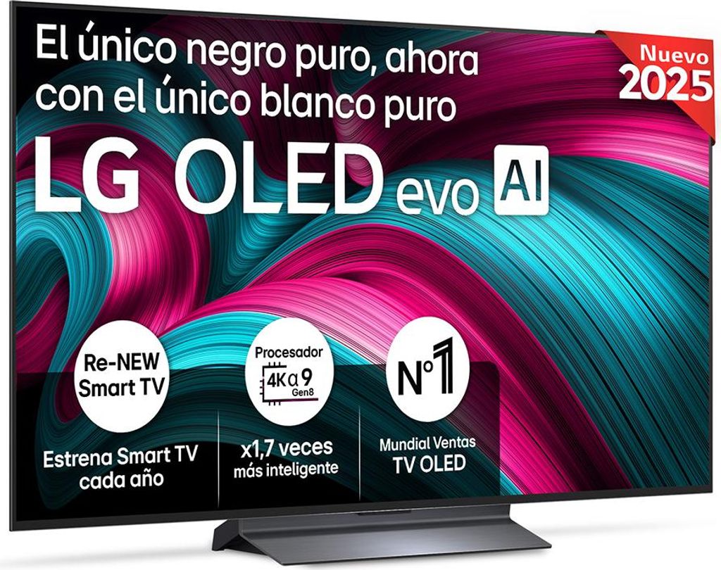 LG OLED evo AI OLED48C54LA.AEU, 121,9 cm (48"), 3840 x 2160 Obrázok produktu 