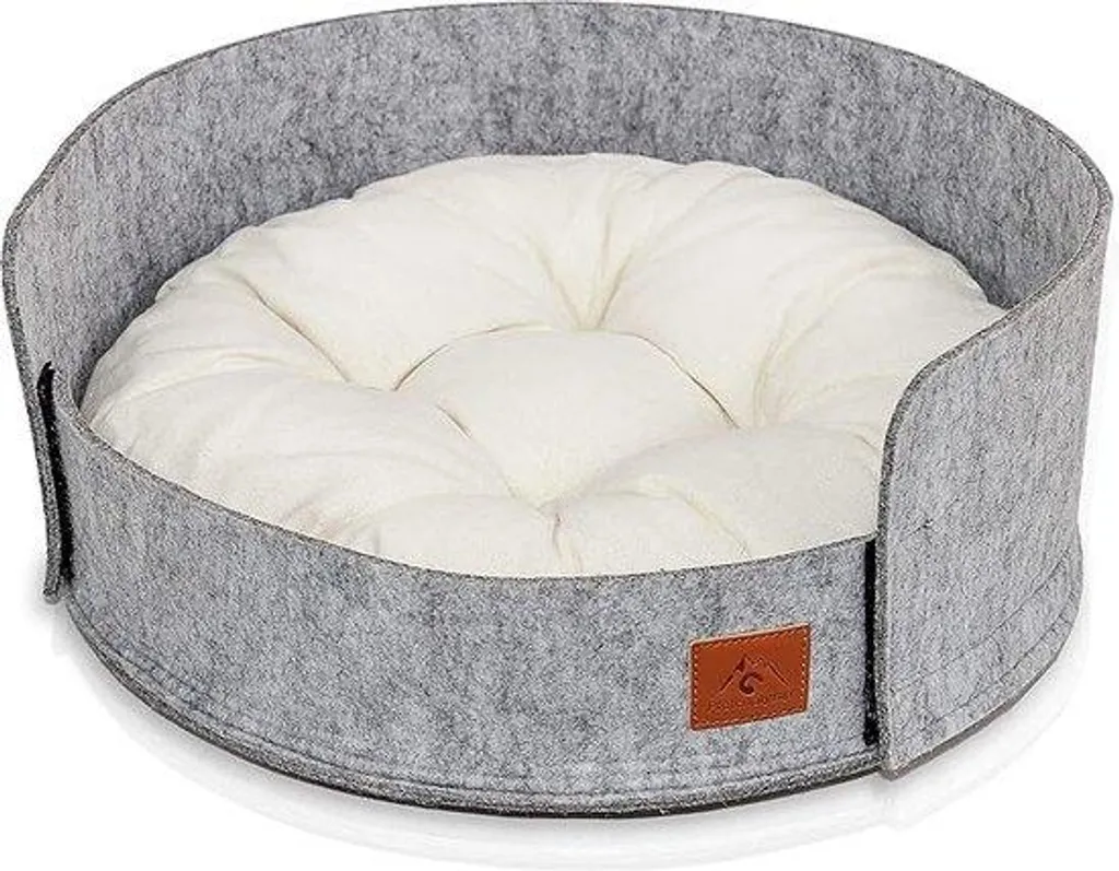 Lit pour chat anti-stress en fourrure - Panier chaud pour petit chat