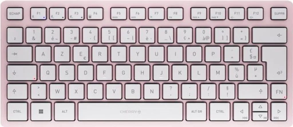 Clavier Bluetooth CHERRY KW 7100 MINI BT touches silencieuses AZERTY Rose